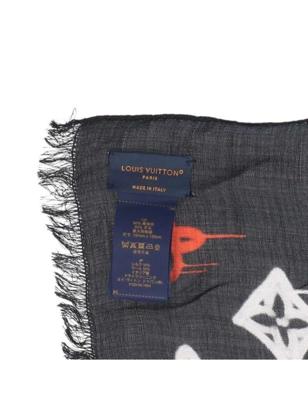 Louis Vuitton Room with a View Graffiti Monogram Large Scarf